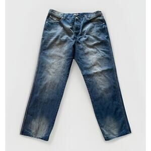 Vintage Y2K Pelle Pelle Mens 42X34 Trim Thick Stitch Denim Jeans